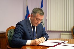 Губернатор Иркутской области Игорь Кобзев. Фото пресс-службы правительства региона