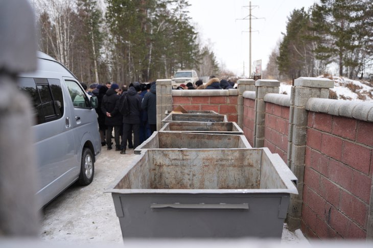 Контейнерная площадка. Фото пресс-службы правительства Иркутской области