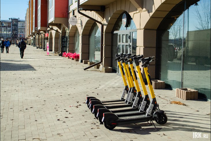 Электросамокаты. Фото Кристины Митиной, IRK.ru