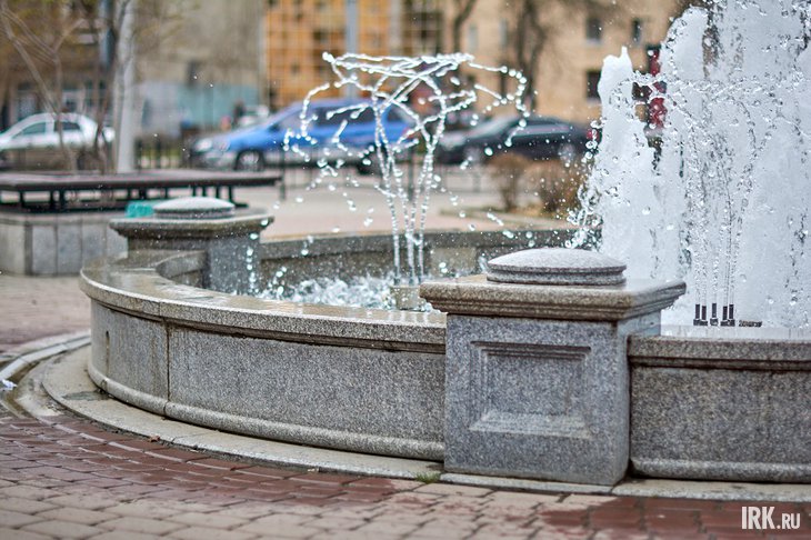 Фонтан. Фото Маргариты Романовой, IRK.ru