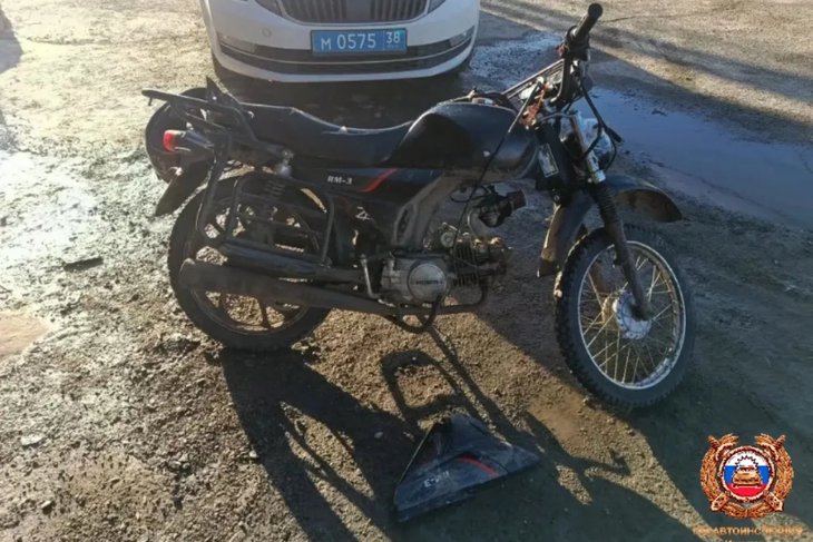 Мотоцикл «Регулмото РМ-3». Фото пресс-службы Госавтоинспекции Иркутска