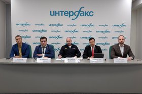 Участники пресс-конференции. Фото Никиты Грабовецкого, IRK.ru