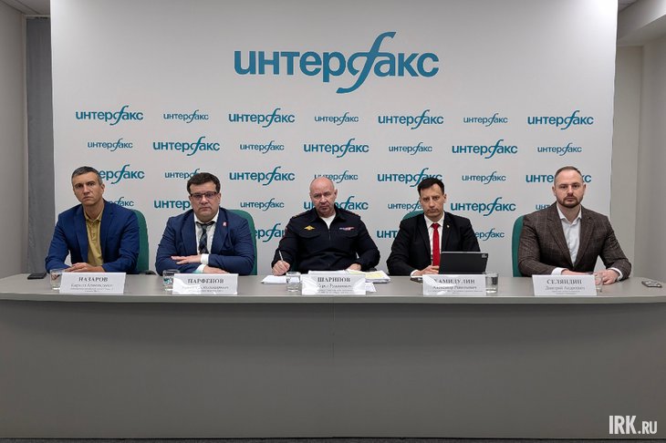 Участники пресс-конференции. Фото Никиты Грабовецкого, IRK.ru