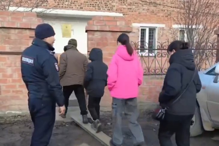 Вероятные участники конфликта. Скриншот видео пресс-службы ГУ МВД по Иркутской области