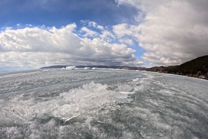 Ледовая обстановка. Фото пресс-службы ГУ МЧС по Иркутской области
