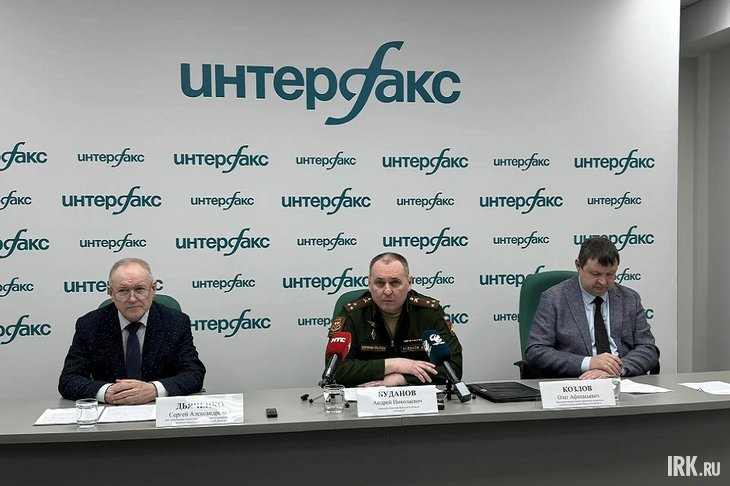 Пресс-конференция. Фото IRK.ru