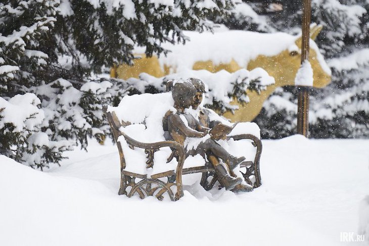 Снежный Иркутск. Фото Маргариты Романовой, IRK.ru