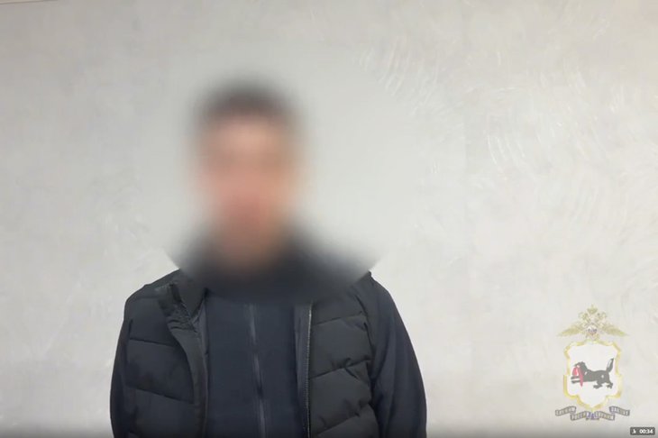 Задержанный за стрельбу иркутянин. Скриншот видео пресс-службы ГУ МВД России по Иркутской области