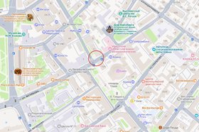 Ограничение проезда. Скриншот с сайта Яндекс.Карты