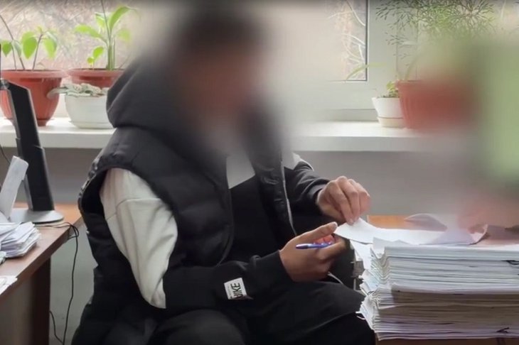 Задержанный. Скриншот видео пресс-службы ГУ МВД России по Иркутской области