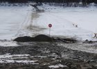 Закрытая переправа. Фото пресс-службы ГУ МЧС России по Иркутской области
