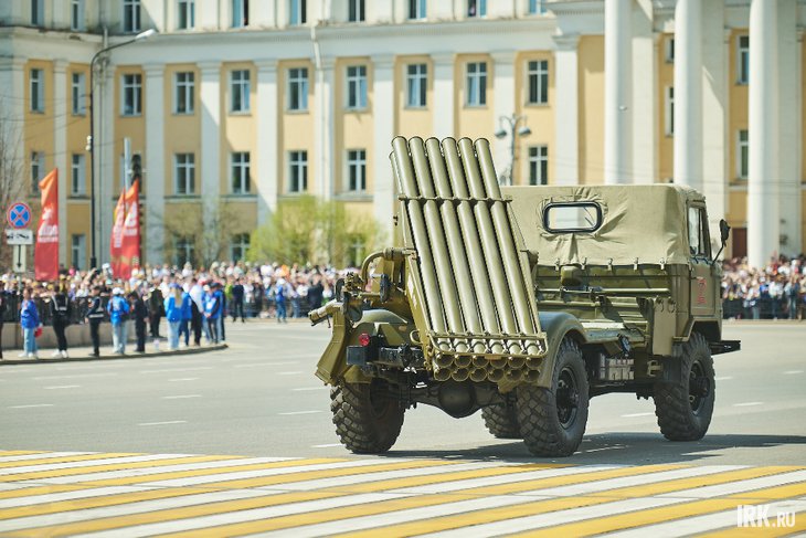 Парад Победы. Фото Маргариты Романовой, IRK.ru