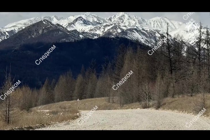 Горы. Скриншот видео пресс-службы СУ СКР по Республике Бурятия