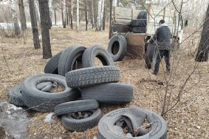 Шины. Фото пресс-службы администрации Иркутска