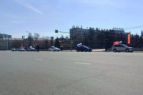 Старт автопробега. Фото пресс-службы правительства Иркутской области