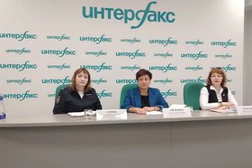 Спикеры на пресс-конференции. Фото IRK.ru