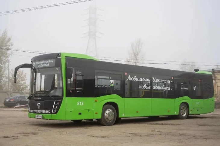 Автобус. Фото пресс-службы администрации Иркутска