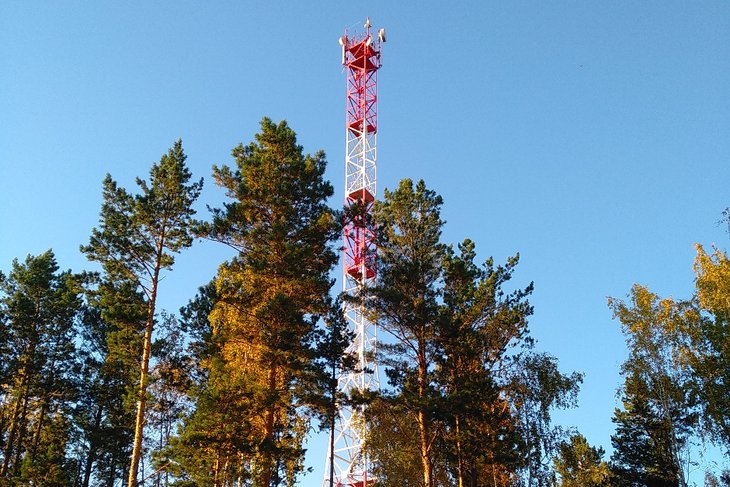 Вышка сотовой связи. Фото МТС