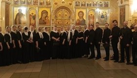 Хор-бэнд «Брэвисс» в Харлампиевском храме