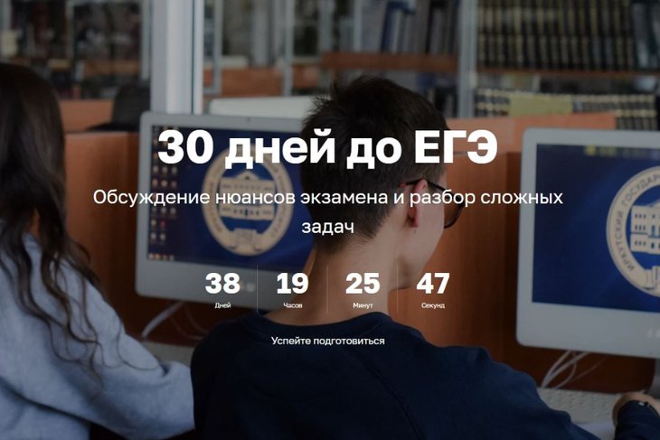 Онлайн-проекте «30 дней до ЕГЭ». Изображение предоставлено пресс-службой ИГУ