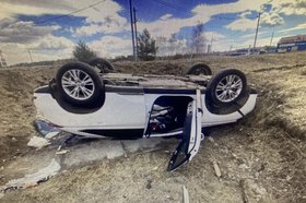 Авария с участием несовершеннолетнего. Фото пресс-службы Госавтоинспекции Иркутской области