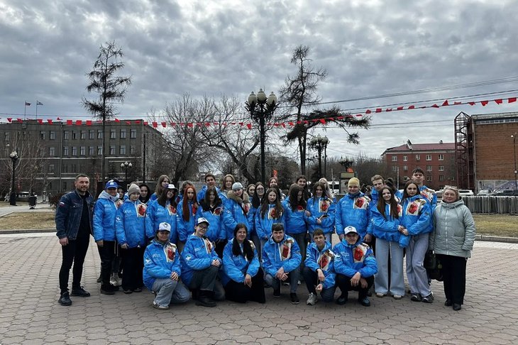 Волонтеры Победы. Фото пресс-службы правительства Иркутской области