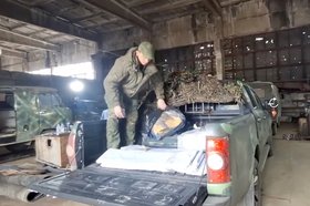 Транспорт. Скриншот из видео Игоря Кобзева