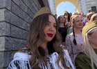 Исполнение песни. Фото взято из социальных сетей Екатерины Давыдовой
