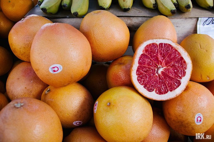 Грейпфруты. Фото Никиты Пяткова из архива IRK.ru