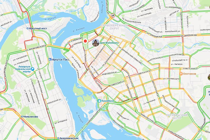 Скриншот с сайта Яндекс.Карты