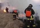 Отжиги травы. Фото пресс-службы ГУ МЧС России по Иркутской области