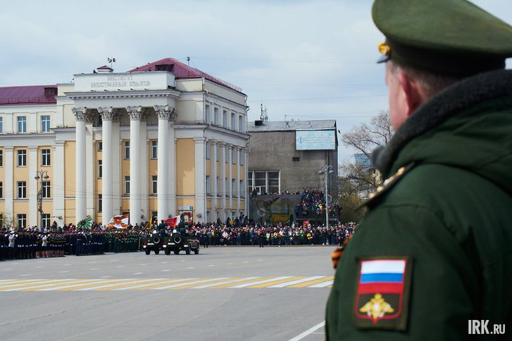 Парад Победы. Фото Маргариты Романовой, IRK.ru