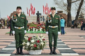 Парад Победы. Фото Маргариты Романовой, IRK.ru