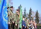 Патриотическая акция «Пламя гордости за Победу». Фото пресс-службы правительства Иркутской области