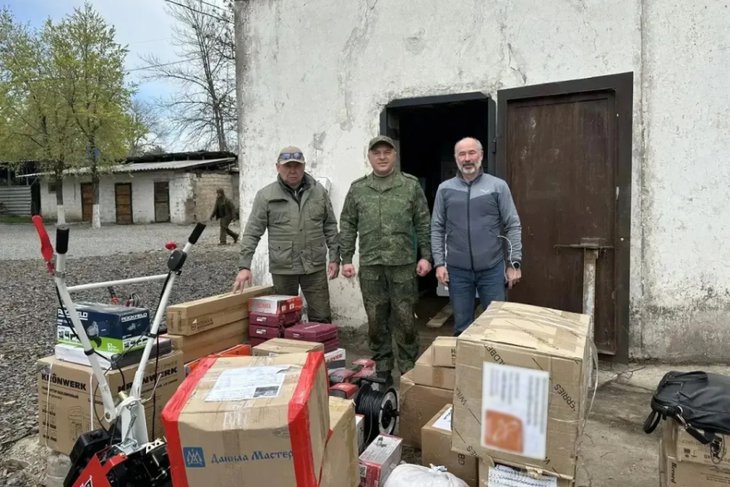 Гуманитарный груз. Фото с сайта ЗС региона