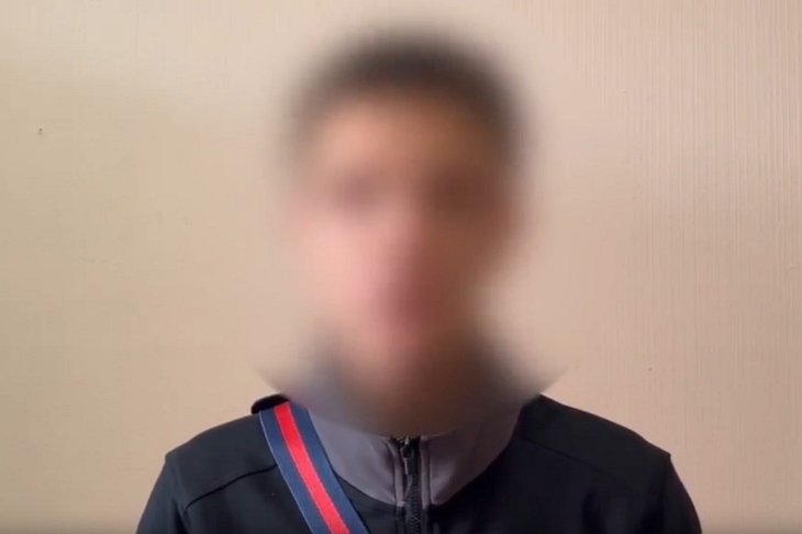 Задержанный. Скриншот видео пресс-службы ГУ МВД России по Иркутской области