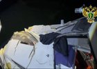 Последствия столкновения катера и корабля. Скриншот видео Восточно-Сибирской транспортной прокуратуры