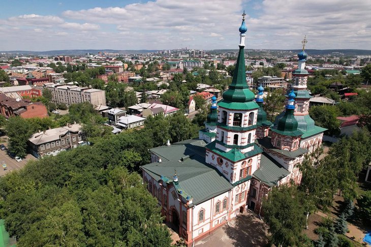 Крестовоздвиженская церковь. Фото из канала Руслана Болотова в «Максе»