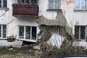 Дом в Зиме. Фото пресс-службы ГУ МЧС по Иркутской области
