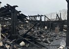 Сгоревший дом. Фото ГУ МЧС России по Иркутской области