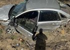 Автомобиль после ДТП. Фото пресс-службы ГУ МВД России по Иркутской области