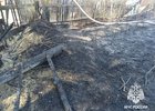 Последствия пожара. Фото ГУ МЧС России по Иркутской области