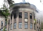 Здание Иргиредмета после пожара. Фото: Маргарита Романова, IRK.ru