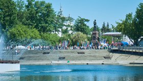 День города у памятника Александру Третьему