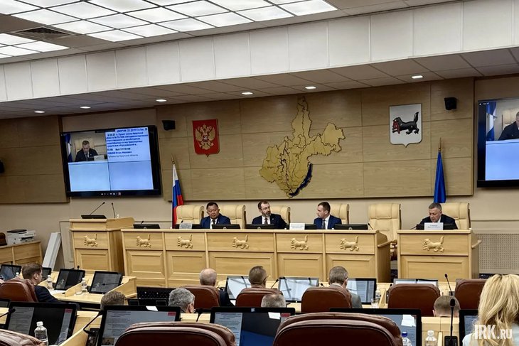 Сессия Законодательного собрания Иркутской области. Фото IRK.ru