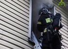 Пожар в Иркутске. Скриншот видео пресс-службы ГУ МЧС России по Иркутской области