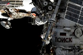 Космонавты. Скриншот видео Роскосмоса