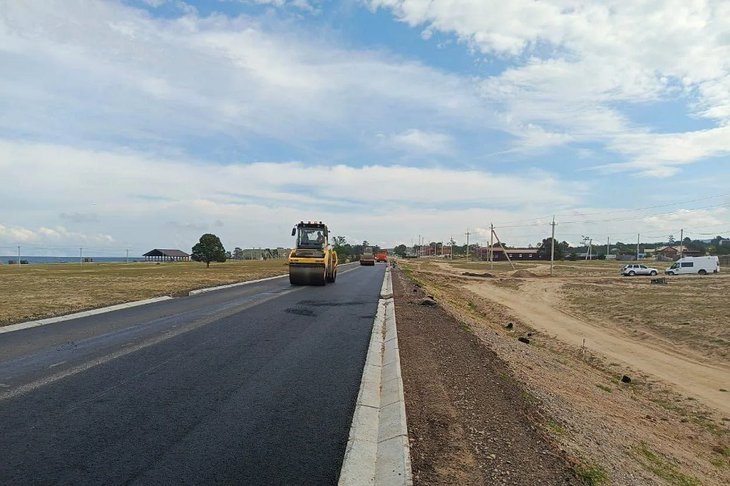 Дорога. Фото пресс-службы правительства Иркутской области
