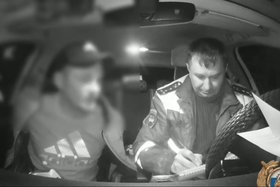 Задержание. Скриншот видео Госавтоинспекции региона