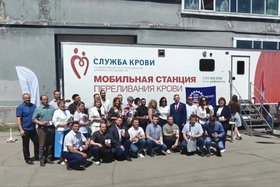 Почетные доноры. Фото пресс-службы правительства Иркутской области